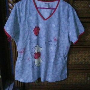 Pooh scrub top